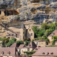 La Roque Gageac vue depuis la Dordogne