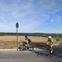 Dominique et Cécile sur le 62 km de la randonnée de "la Salamandre 2022"