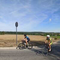 Dominique et Cécile sur le 62 km de la randonnée de "la Salamandre 2022"