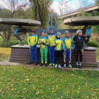 Le groupe 4 Audax à la pesée sans Michel D.