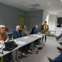 Francoise C. présente son projet de randonnée de Normandie en 2023