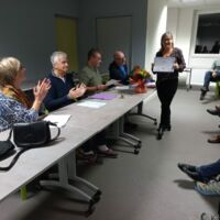 Remise du prix de la combatité 2022à Edith Z.