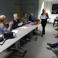 Remise du prix de la combatité 2022à Edith Z.