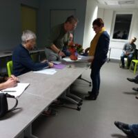 Remise du prix de la convivialité 2022 à Françoise C.