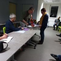 Remise du prix de la convivialité 2022 à Françoise C.