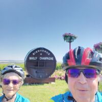 Françoise et Alain V. sur le circuit de la BCMR