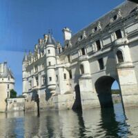 Le chateau de Chenonceau vu du parc