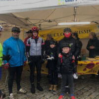 Les jeunes pousses de l'USC Cyclisme ont appréciés leur arrêt à notre stand Téléthon 2023