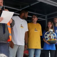 La remise des prix de la 3 ème édition de la course de caisses savon de Crépy-En-Valois