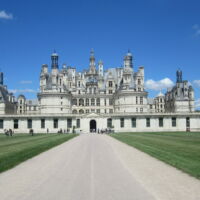 Château Chambord vue des jardins