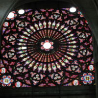 Un beau vitrail de la cathédrale St Pierre de Troyes