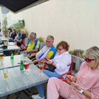 Après l'effort de cette journée un petit réconfort avec tous les participants